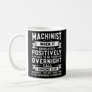 Maskiner CNC Machinist Kaffemugg