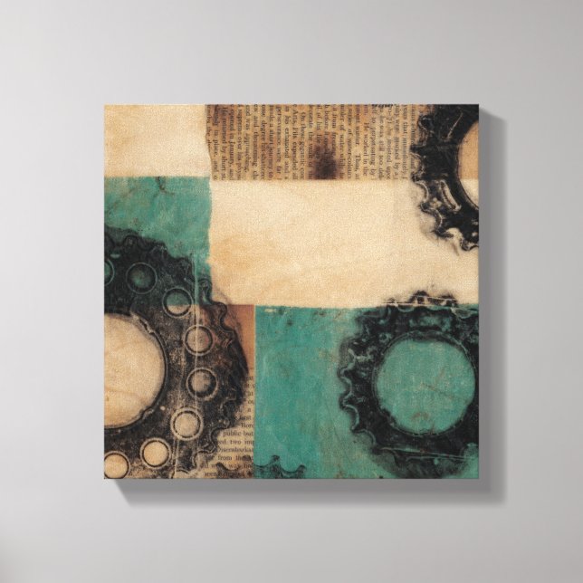 Maskiner II Canvastryck (Framsida)