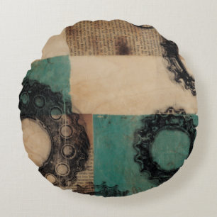 Maskiner II Rund Kudde