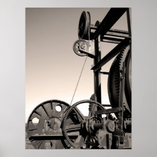 Maskiner och vintagar poster