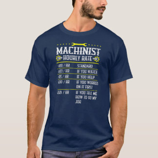 Maskinering av CNC-maskineriets timtaxa T Shirt