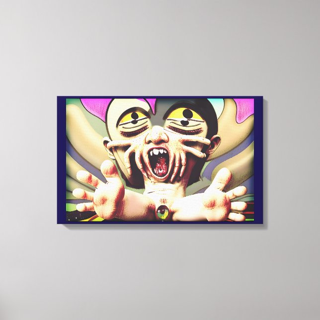 Masking a Metamorphic Meltdown Canvastryck (Framsida)