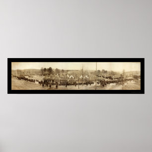 Maskingevärbataljonfoto 1918 poster