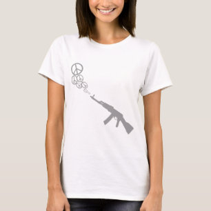 Maskingevärfredgrå färg t-shirt