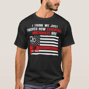 Maskinist bevisat Maskin-operatormaskineri T Shirt