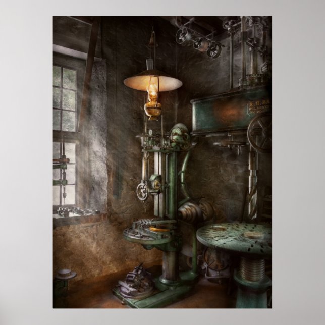 Maskinist - Där uppfinningar föds Poster (Framsidan)