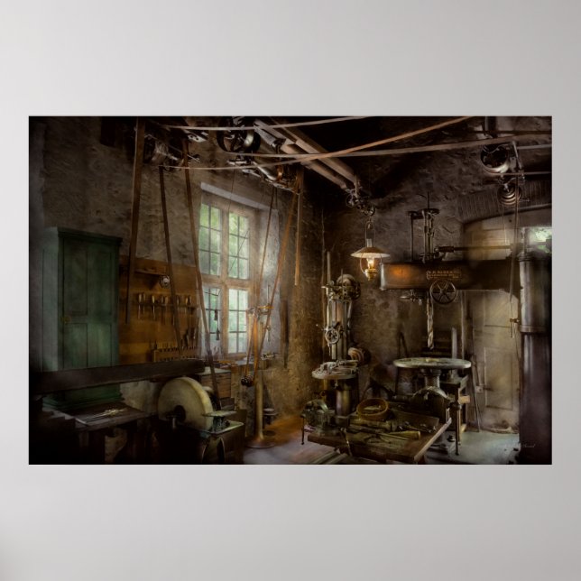 Maskinist - Industriell revolution Poster (Framsidan)