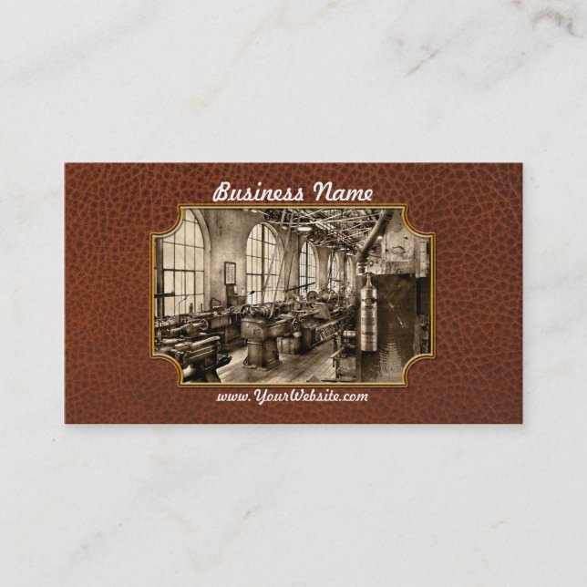 Maskinist - säkerhet första visitkort (Framsida)