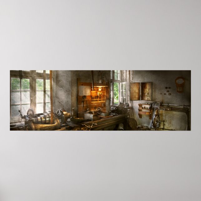 Maskinist - svarvar poster (Framsidan)