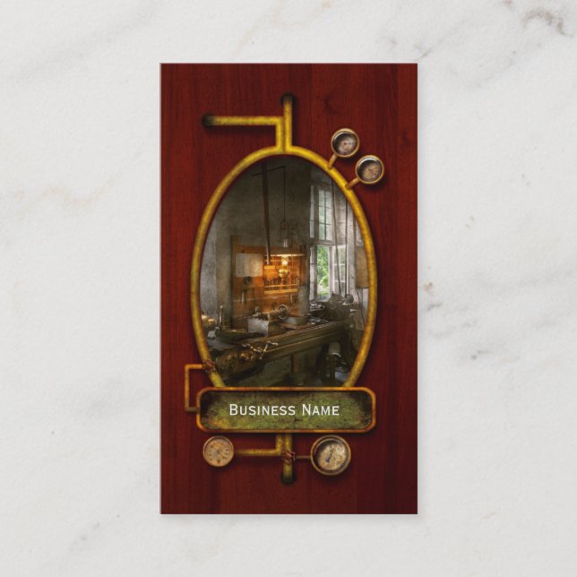 Maskinist - svarvar visitkort (Framsida)