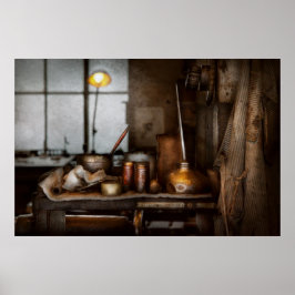 Maskinist - Verktyg - Fick olja Poster
