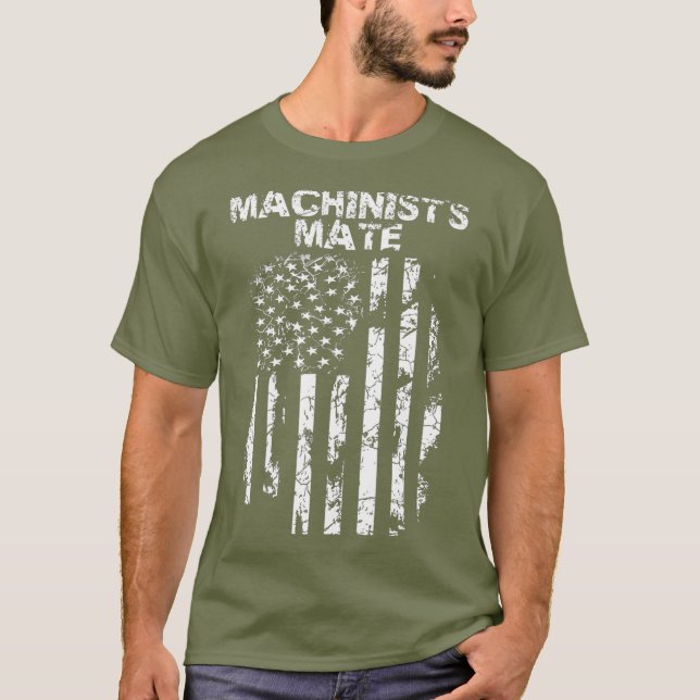 Maskinister Mate T Shirt (Framsida)