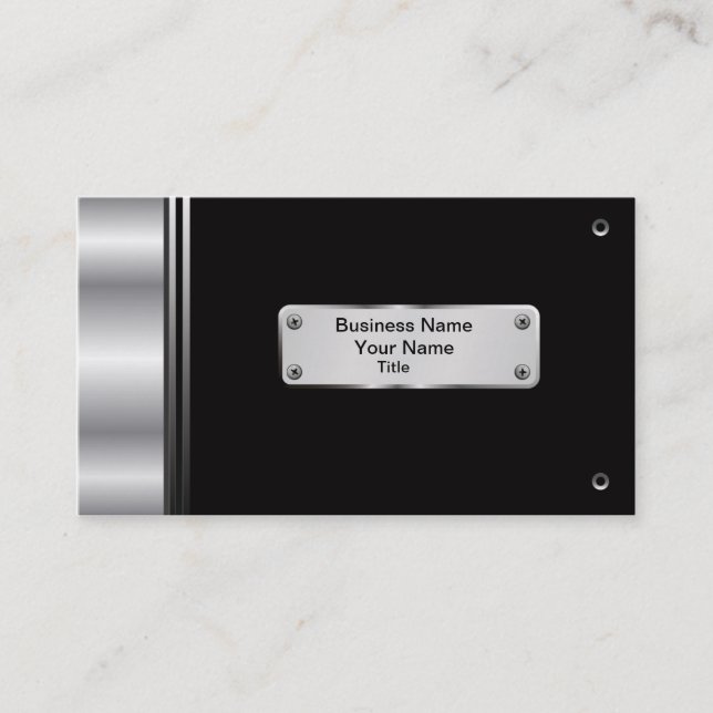 Maskinläravisitkort Visitkort (Framsida)