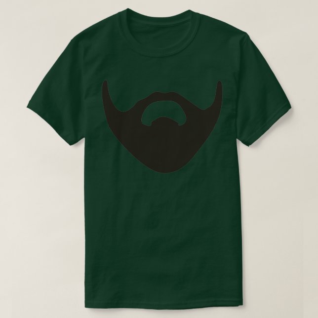 Maskinlinehandbok för Beard ansikte stil T Shirt (Design framsida)