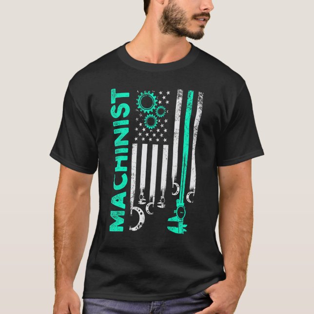 Maskinoperatör svarvning 63 t shirt (Framsida)