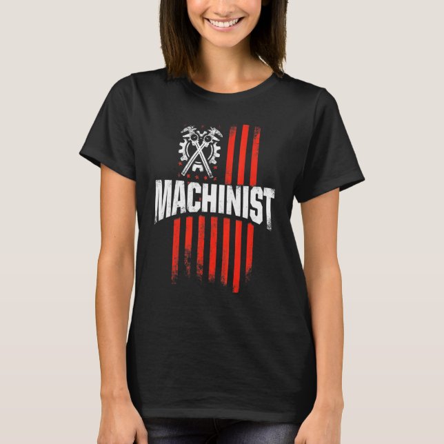 Maskinoperatör svarvning/fräsning 13 t shirt (Framsida)