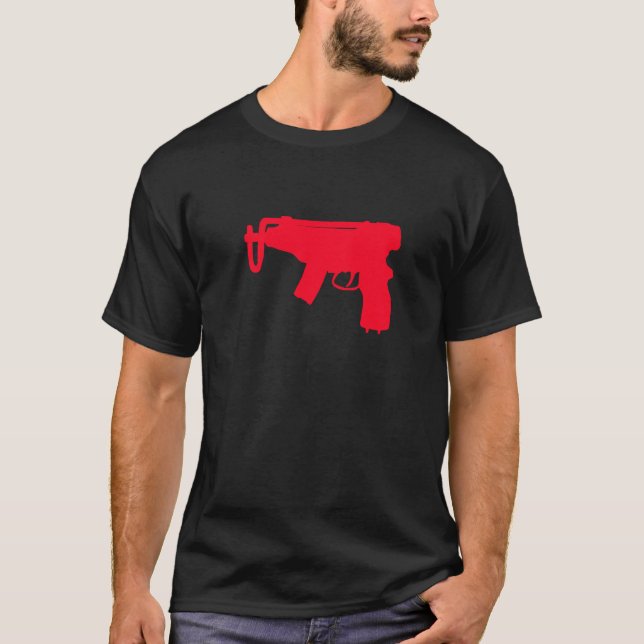 Maskinpistol Tee Shirt (Framsida)