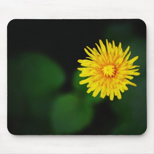 Maskinplatta med Maskrosblomma Musmatta (Framsidan)