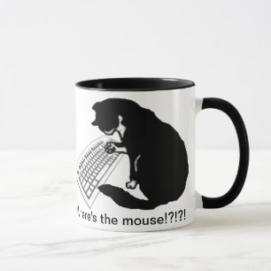 Maskinskrivningkatt Mugg