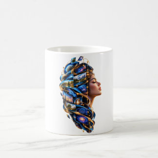 Maskinunderstödd Tänkande | Futuristisk Intelligen Kaffemugg