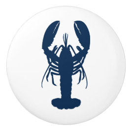 Maskinvara för Blue Lobster Ceramic pull-knapp Knopp