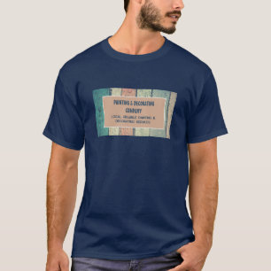 Maskinvarudesign, målare och dekorator-reklam t shirt