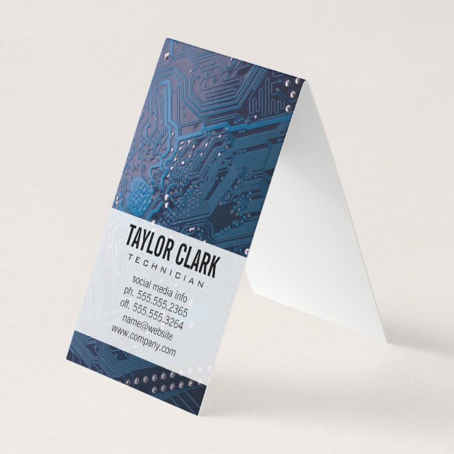 Maskinvaruelektronik Visitkort (Framsida)