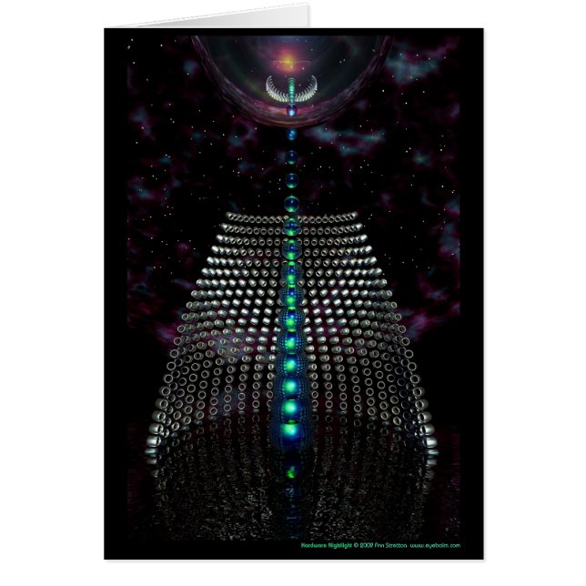 MaskinvaruNightlight Hälsningskort (Framsidan)