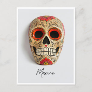Maskmask Mexiko Day of the dead Vykort