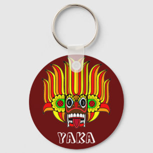 Maskmasken Nyckelkedja i Sri Lankas djävulen/demon Nyckelring