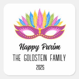 Maskmaskmaskmaskmaskmaskmaskmaskmaskmaskmaskmaskup Fyrkantigt Klistermärke