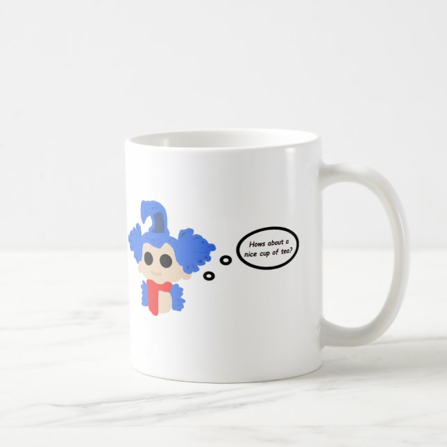 Maskmugg - 'Hows om en trevlig kopp av tea? ', (Höger)