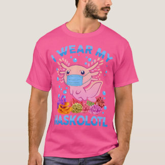 Maskolotl Cute Axolotl Youth ns Salamander T Shirt
