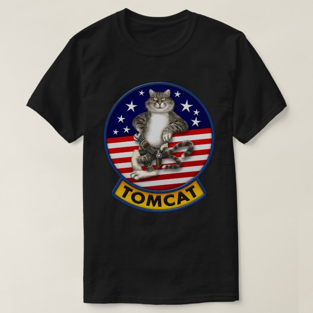 Maskot för Tomcat F-14 T-shirt (Design framsida)