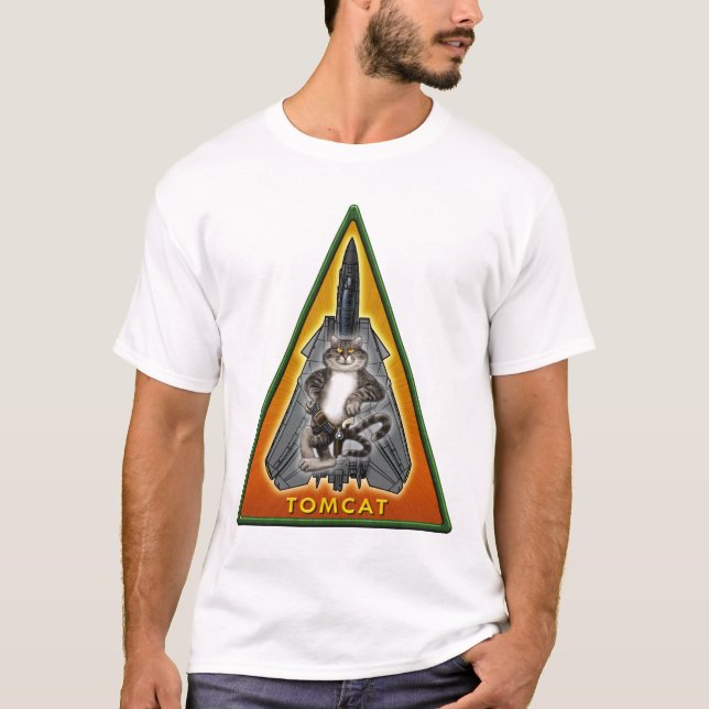Maskot för Tomcat F-14 T-shirt (Framsida)