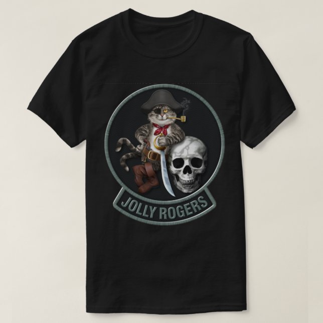 Maskot Jolly Rogers för Tomcat F-14 T-shirt (Design framsida)
