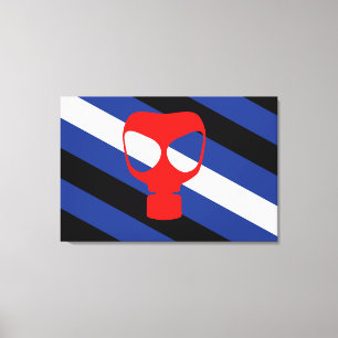 Maskprideflagga Canvastryck