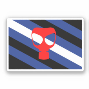 Maskprideflagga Klistermärken