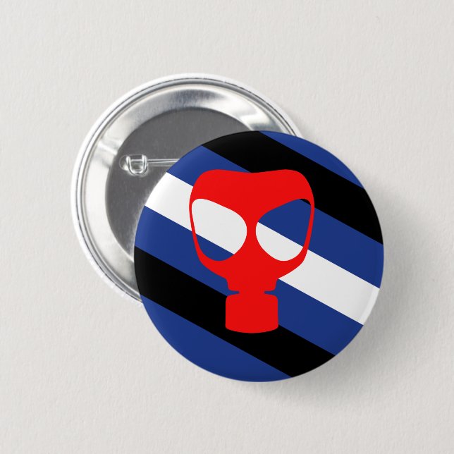 Maskprideflagga Knapp (Framsida & baksida)