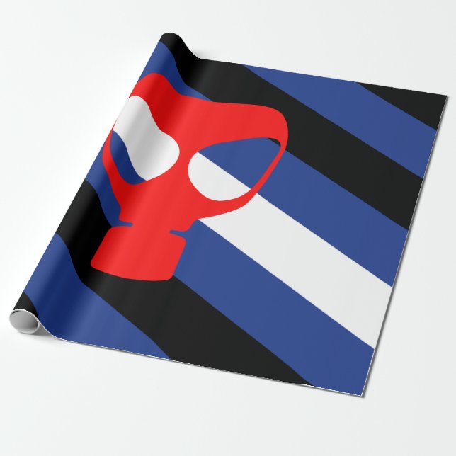 Maskprideflagga Presentpapper (Utrullad)