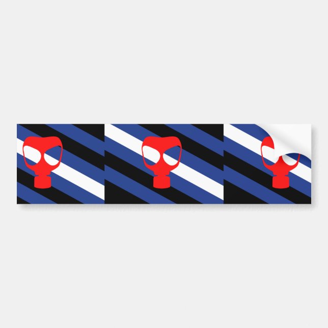 Maskpridflagga Bildekal (Framsidan)