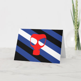 Maskpridflagsflagga Helgkort