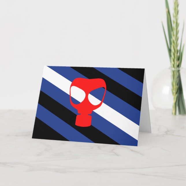 Maskpridflagsflagga Helgkort (Framsida)