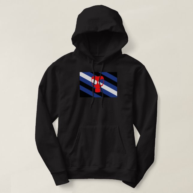 Maskpridflagsflagga Hoodie (Design framsida)