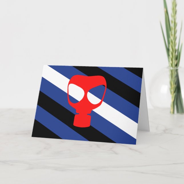 Maskpridflagsflagga Kort (Framsida)