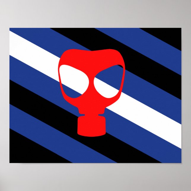 Maskpridflagsflagga Poster (Framsidan)