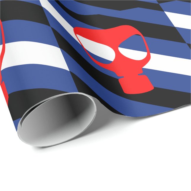 Maskpridflagsflagga Presentpapper (Rullad Hörn)