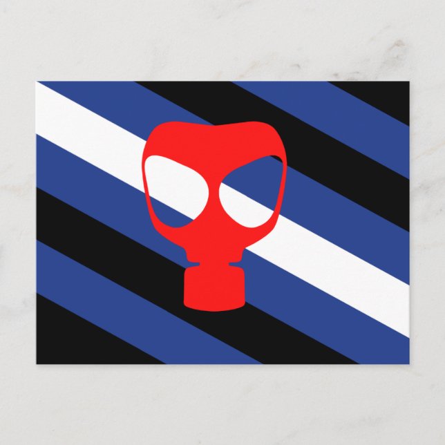 Maskprydnadsflagga Vykort (Framsida)
