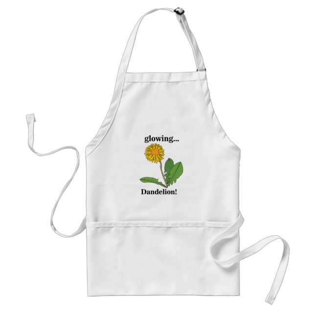 Maskros Blomma Floral  Förkläde (Framsidan)