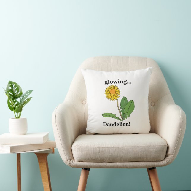 Maskros Blomma Floral  Kudde (Stol)